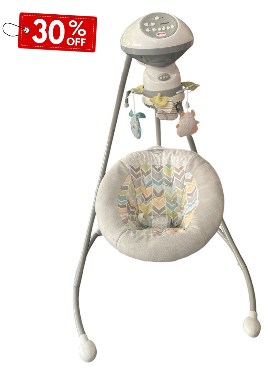 Fisher Price Sweet Snugapuppy Dreams Cradle n Swing as is SKU CSW000050TNC