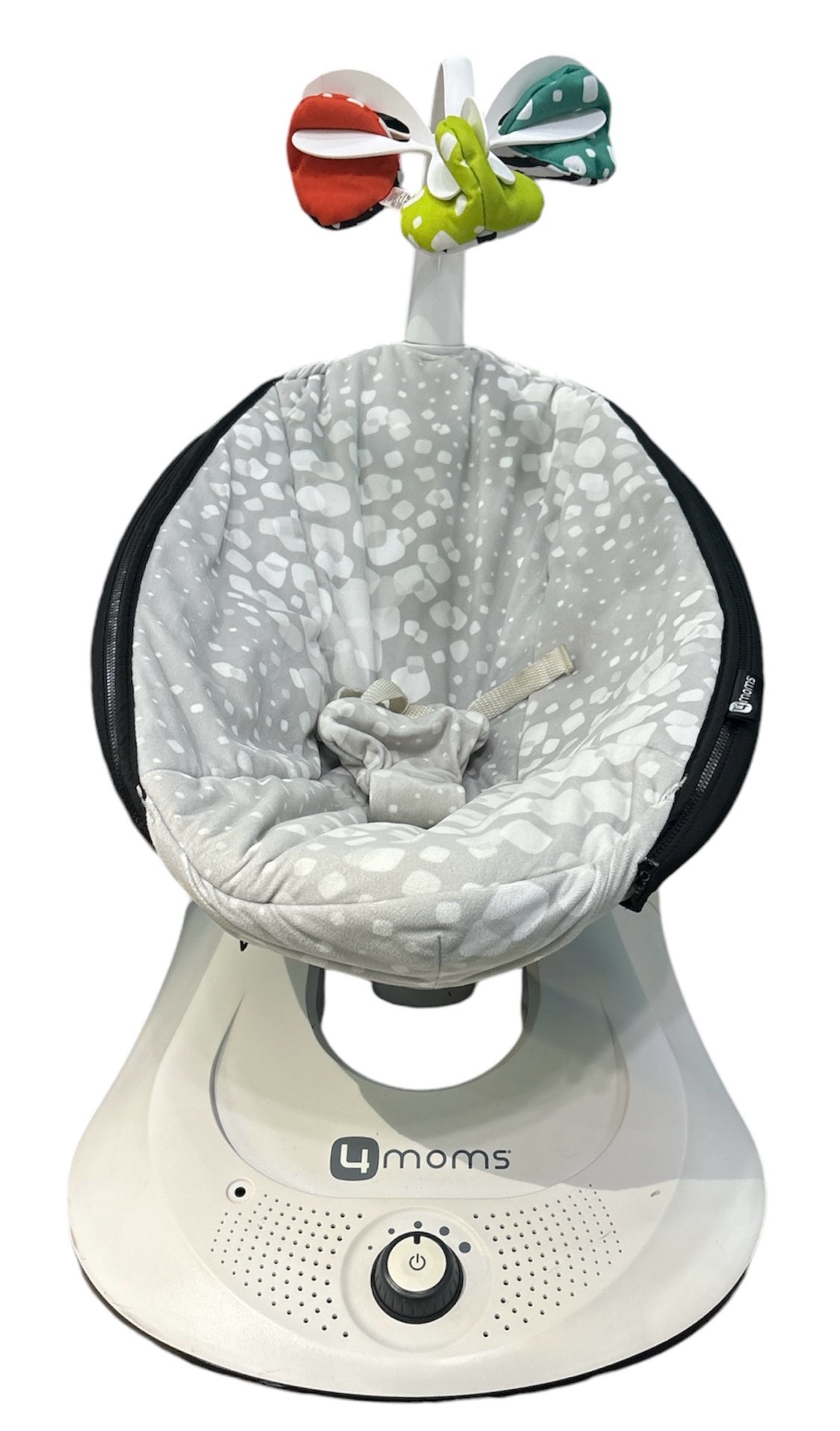 4Moms RockaRoo Infant Baby Compact Swing Plush Gray SKU CSW000087NC