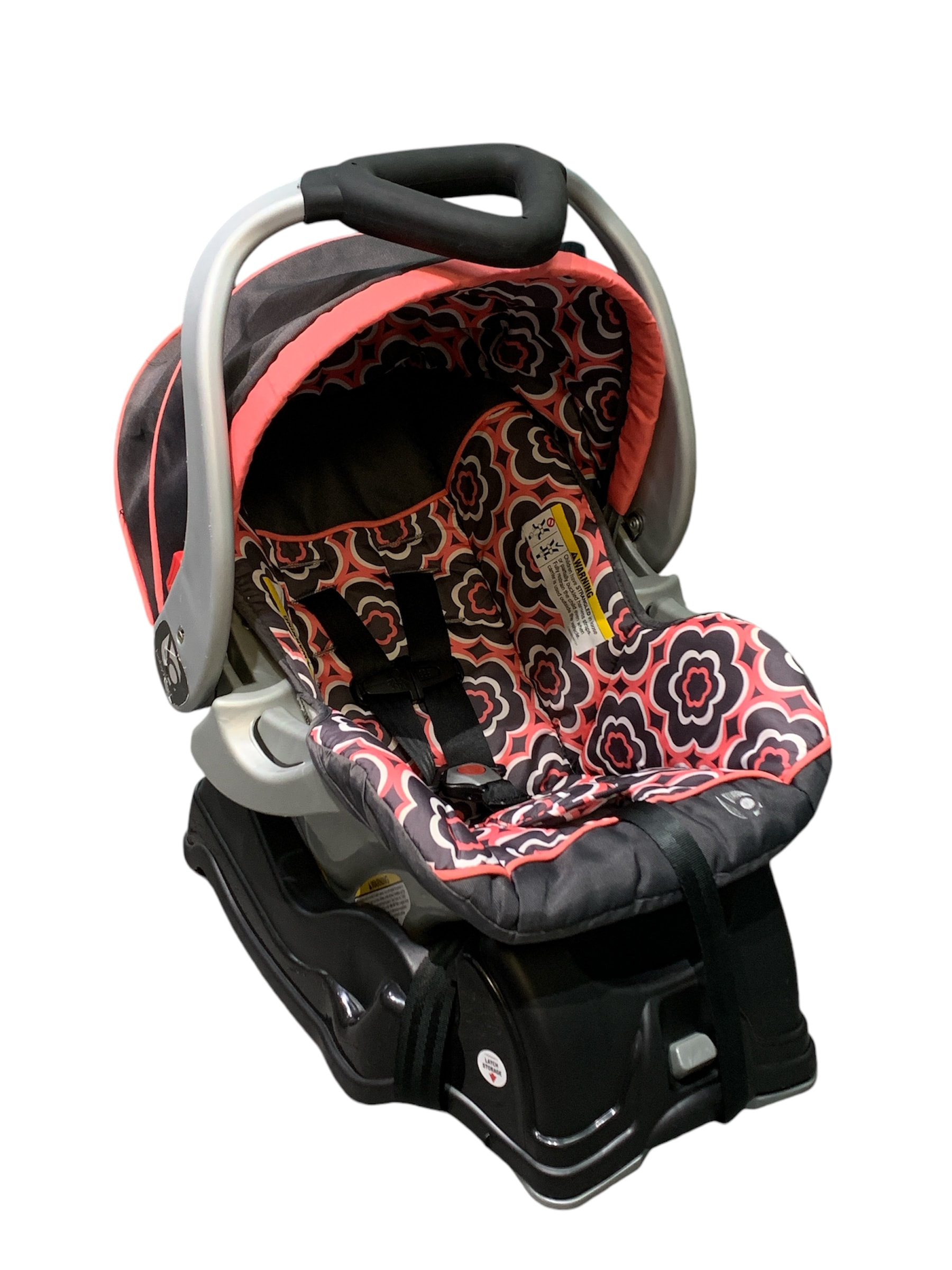 Baby Trend EZ Flex Loc Infant Car Seat DEC 2028 Coral Floral SKU ICS000104NC Expiry DEC 2028